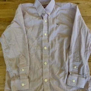 Vineyard Vines button down whale shirt boys small